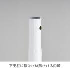 つっぱり強力 2段 ハンガー(ホワイト) 6枚目画像