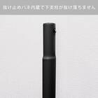 つっぱり強力 2段 ハンガー(ブラック) 5枚目画像