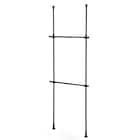 つっぱり強力 2段 ハンガー(ブラック) 7枚目画像