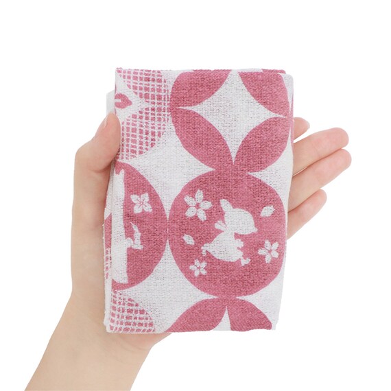 ムーミン お風呂手ぬぐい(ピンク) 2枚目画像