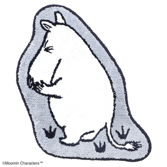 ムーミン アクセントマット こっち向いてムーミン 1枚目画像