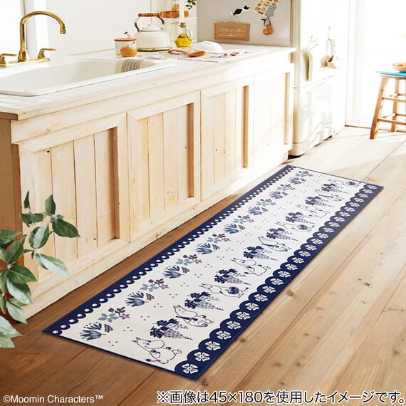 ムーミン インテリアマット フィーカ(ムーミン) 幅120cm 1枚目画像