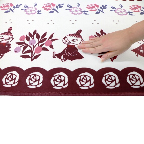 ムーミン インテリアマット フィーカ(リトルミイ) 幅180cm 4枚目画像