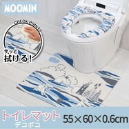 ムーミン PVCトイレマット デコボコ