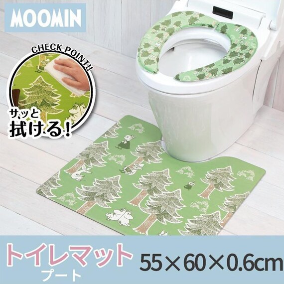 ムーミン PVCトイレマット プート 1枚目画像