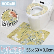ムーミン PVCトイレマット ファミリーガーデン