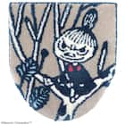 ムーミン O・U型&洗浄・暖房型兼用フタカバー レポ(ベージュ) 1枚目画像