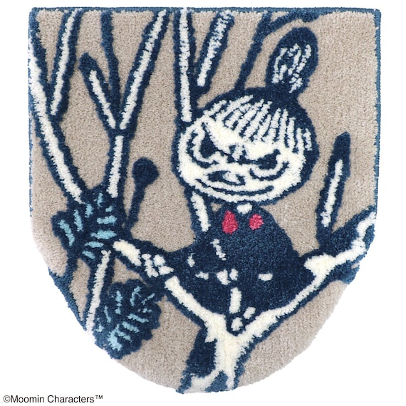 ムーミン O・U型&洗浄・暖房型兼用フタカバー レポ(ベージュ) 1枚目画像