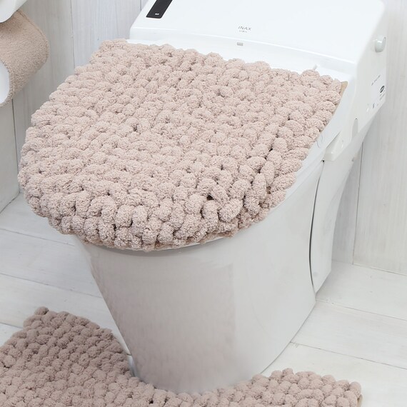 O･U型＆洗浄･暖房型兼用トイレフタカバー MOU(ベージュ) 1枚目画像