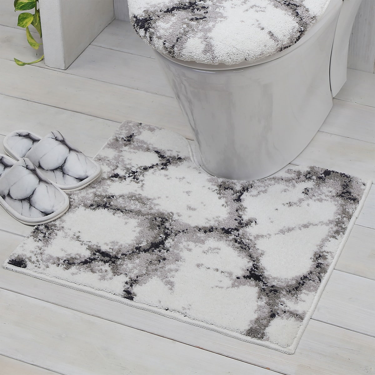 大理石調 トイレマット マーブル | ニトリネット【公式】 家具