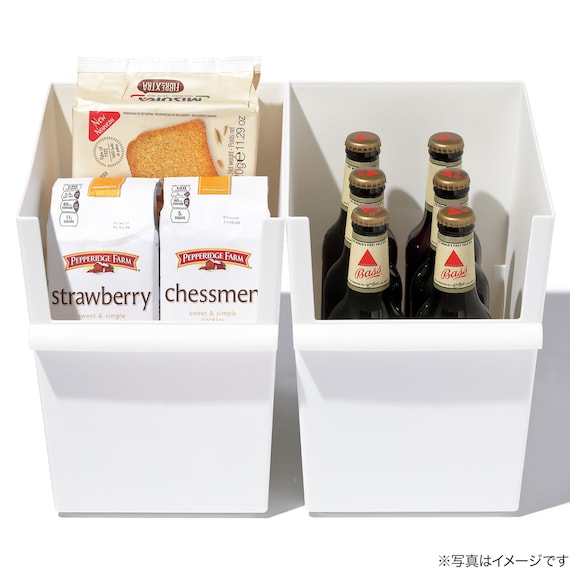 コンテナースリム (深型 ホワイト) 2枚目画像