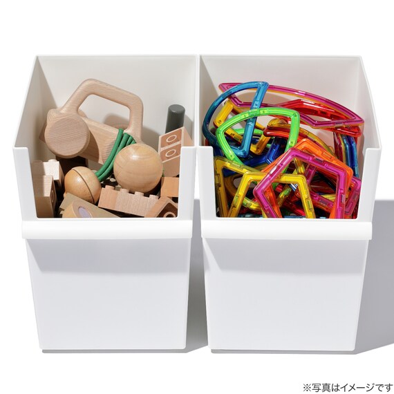 コンテナースリム (深型 ホワイト) 3枚目画像