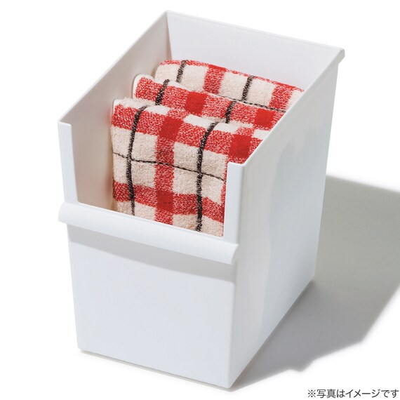 コンテナースリム (深型 ホワイト) 4枚目画像