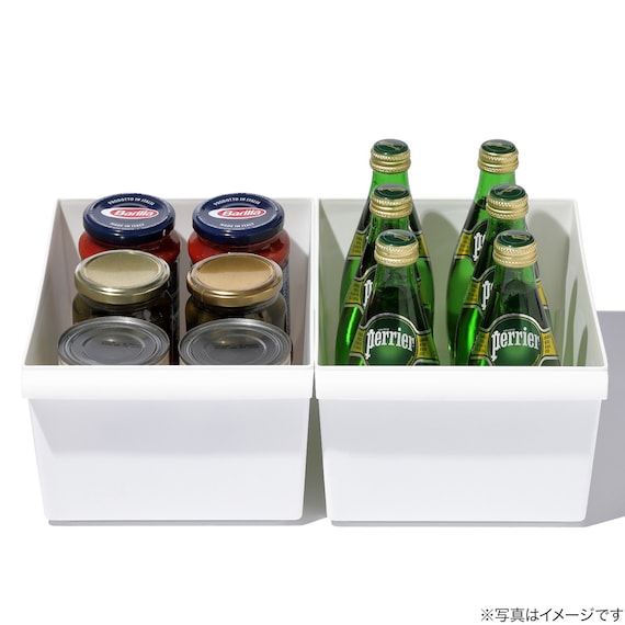 コンテナースリム (浅型 ホワイト) 2枚目画像