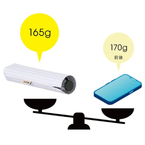 LOGOS ソーラーブロック日傘 コンパクト(晴雨兼用) 9枚目画像