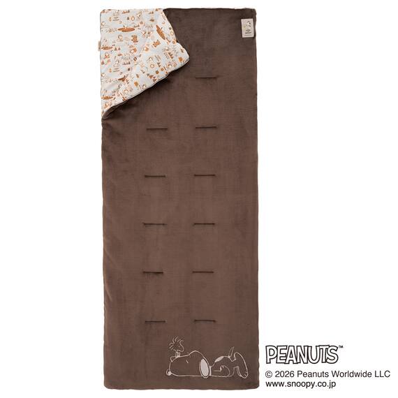 LOGOS SNOOPY やわらかあったかシュラフ(0°) 1枚目画像
