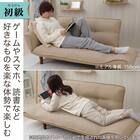 【日本製】お家でだらだらソファ ネイビー (2人掛けコンパクトソファ) 3枚目画像