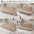 【日本製】お家でだらだらソファ ネイビー (2人掛けコンパクトソファ) 8枚目画像