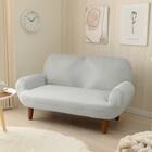 コンパクトローソファ ふっくらパン (GY) 1枚目画像