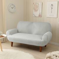 コンパクトローソファ ふっくらパン (GY)