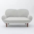 コンパクトローソファ ふっくらパン (GY) 2枚目画像