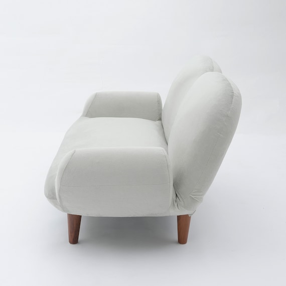 コンパクトローソファ ふっくらパン (GY) 4枚目画像