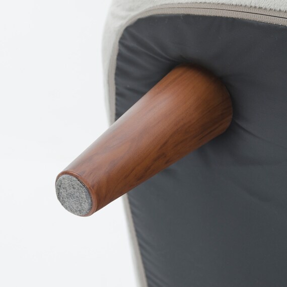 コンパクトローソファ ふっくらパン (GY) 8枚目画像