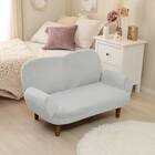 コンパクトローソファ ふっくらパン (GY) 9枚目画像