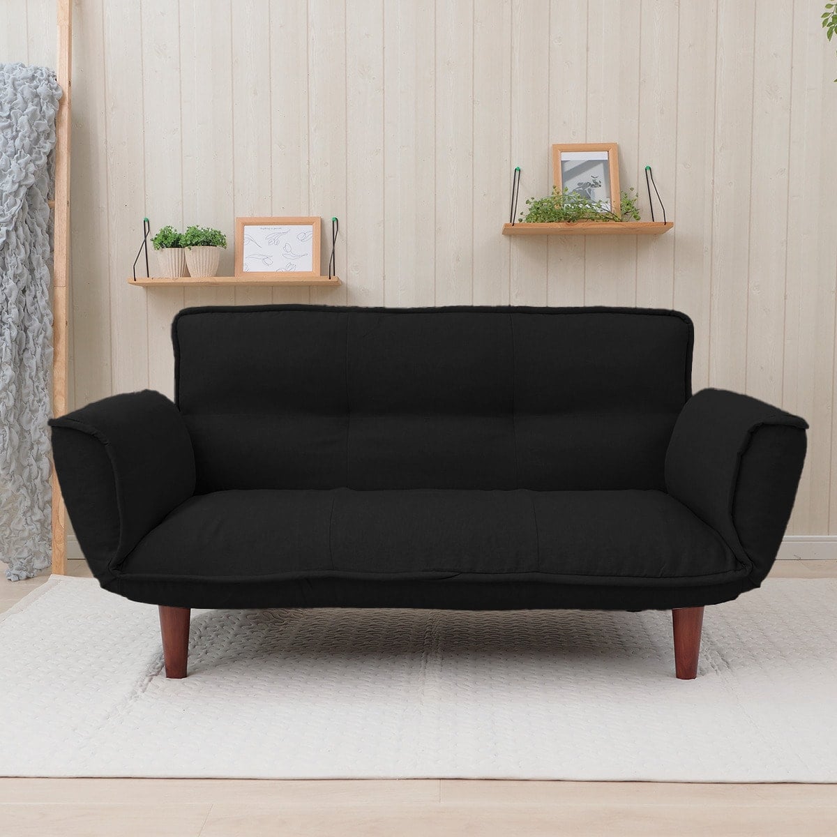 日本製】お家でだらだらソファ BK (2人掛けコンパクトソファ) | ニトリ