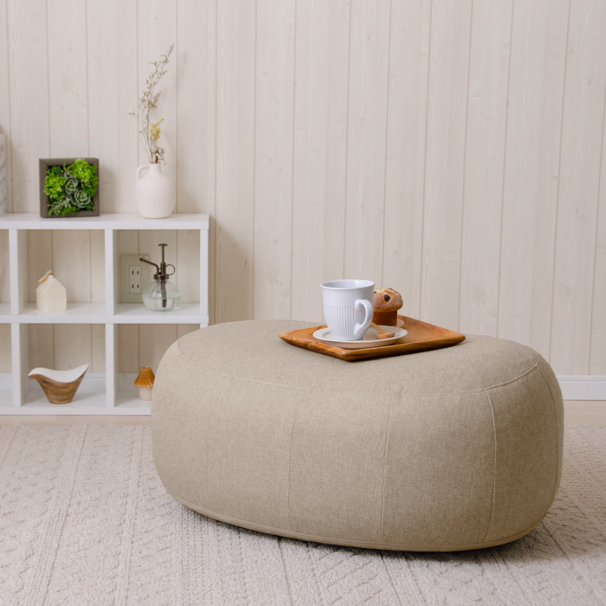 カバーが洗える1人掛けふわもちオットマン 専用カバー (MO) | ニトリ