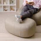 カバーが洗える 1人掛けふわもちソファセット 布張りタイプ (MO) 4枚目画像