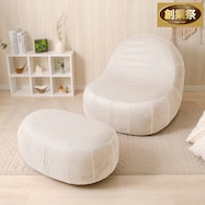 カバーが洗える 1人掛けふわもちソファセット 布張りタイプ (ベロア)【期間限定価格:11/24~1/5まで】