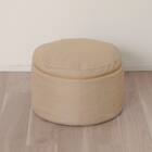 マルチに使えるクッションスツール ラウンド BE 1枚目画像