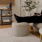 マルチに使えるクッションスツール ラウンド BE 2枚目画像