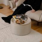 マルチに使えるクッションスツール ラウンド BE 3枚目画像