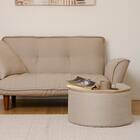 マルチに使えるクッションスツール ラウンド BE 4枚目画像