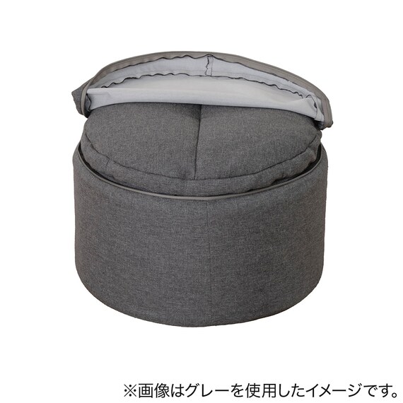 マルチに使えるクッションスツール ラウンド BE 6枚目画像