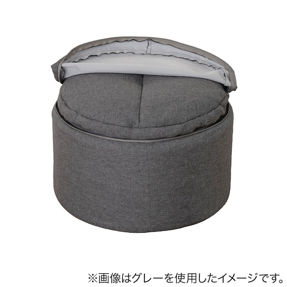 マルチに使えるクッションスツール ラウンド BE 6枚目画像