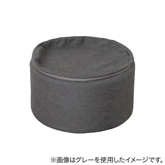 マルチに使えるクッションスツール ラウンド BE 9枚目画像