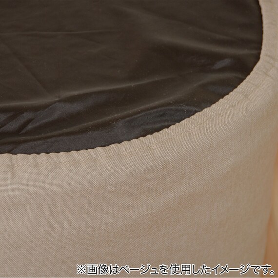 マルチに使えるクッションスツール ラウンド BE 10枚目画像