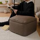 マルチに使えるクッションスツール スクエア BR 2枚目画像