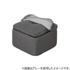 マルチに使えるクッションスツール スクエア BR 4枚目画像