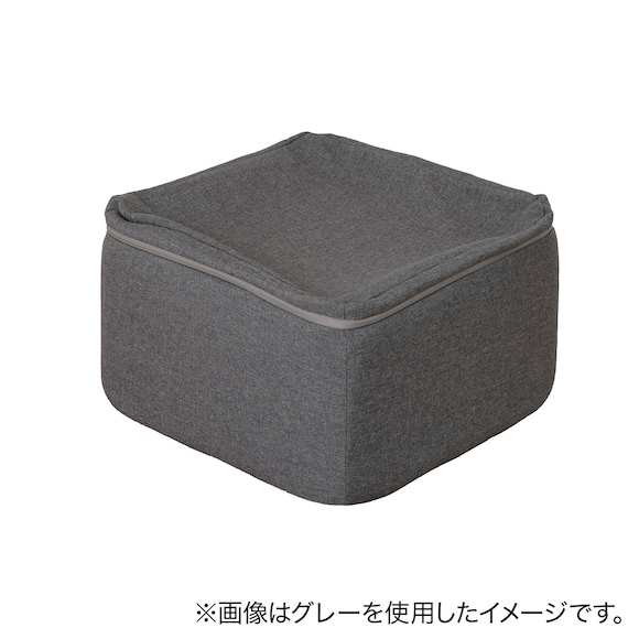 マルチに使えるクッションスツール スクエア BR 7枚目画像