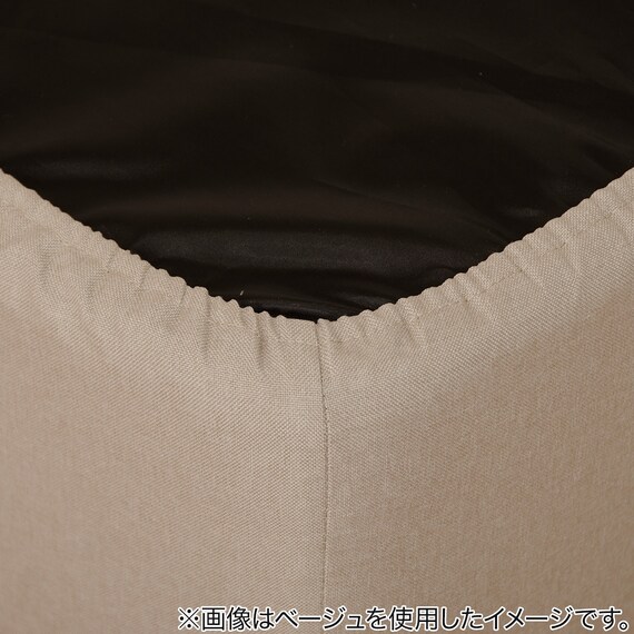 マルチに使えるクッションスツール スクエア BE 9枚目画像