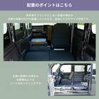 車中泊マット ホンダエヌバン JJ1／JJ2型専用 10枚目画像