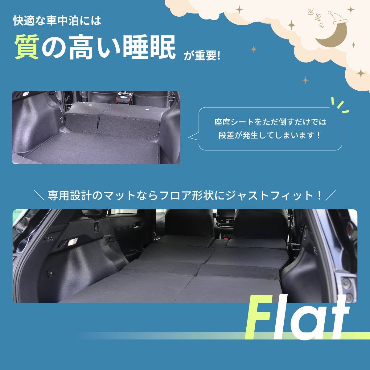 車中泊マット トヨタカローラクロス SVG11／13／15／16 ・ ZSG10