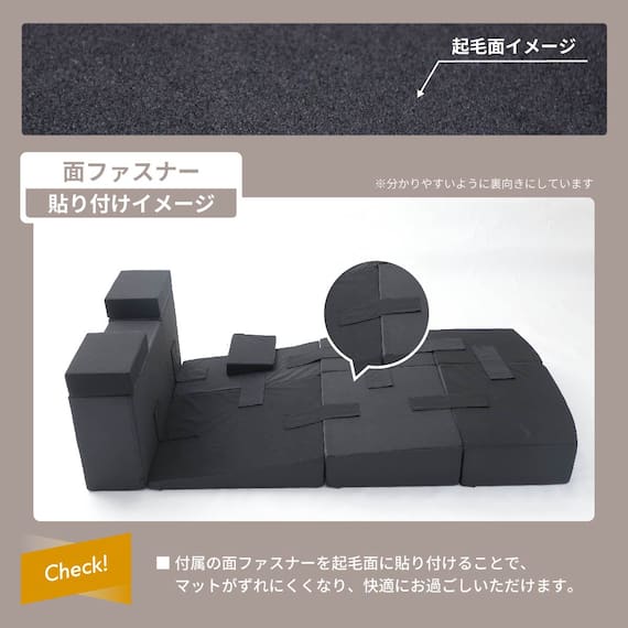 車中泊マット トヨタラヴ4 MXAA54 ・ MXAA52 ・ AXAH54 ・ AXAH52型 5人乗り用 12枚目画像