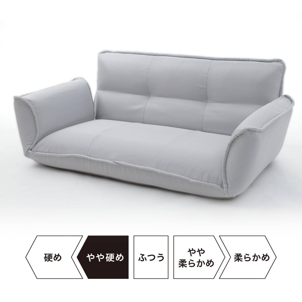 【引き取り限定】 美品 ニトリ お家でだらだら ソファ グレー 2人掛けコンパクトソファ 日本製 日本製】お家でだらだらソファ ライトグレー(2人掛けコンパクトソファ