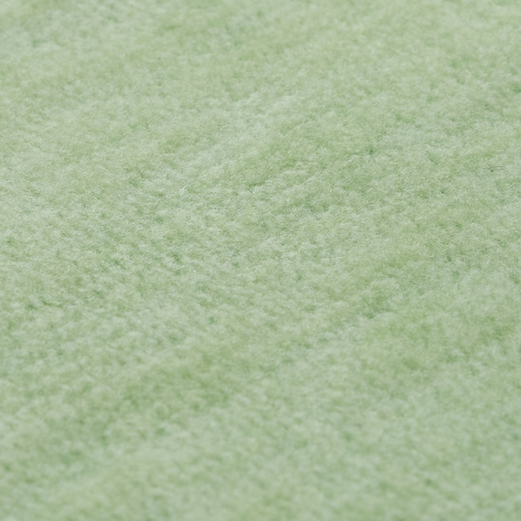 【日本製】カットパイルの軽量ラグ 176×176cm(グリーン) 2枚目画像