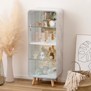 北欧風コレクションシェルフ (マーブル)